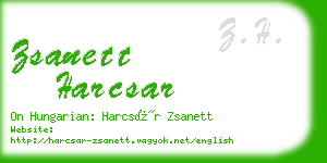 zsanett harcsar business card